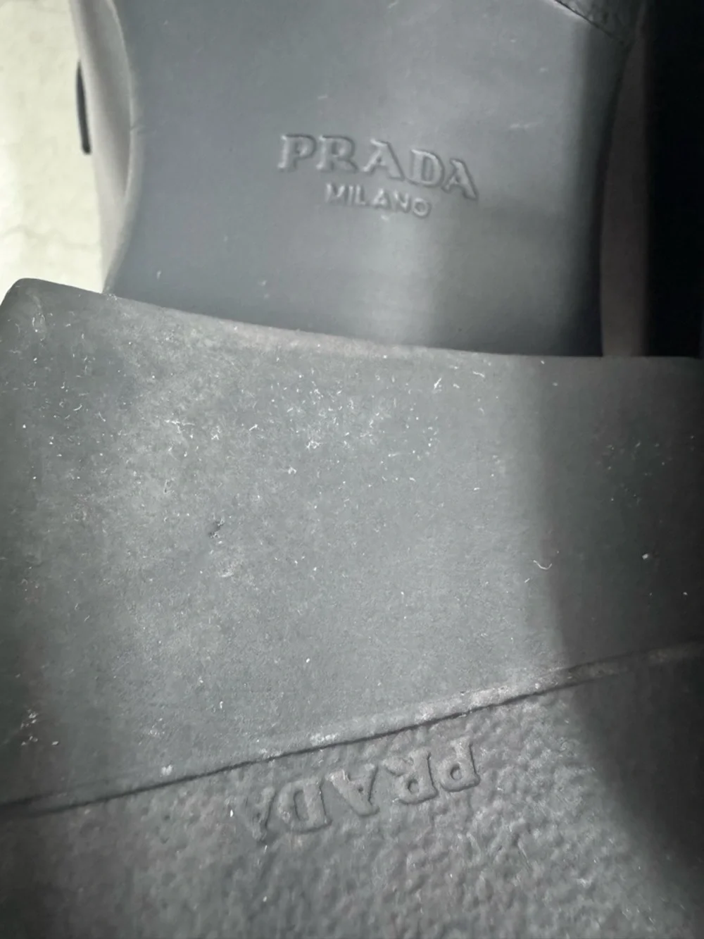 Prada Black Leather Derby Shoes size 36.5 with box - Picture 13 of 17